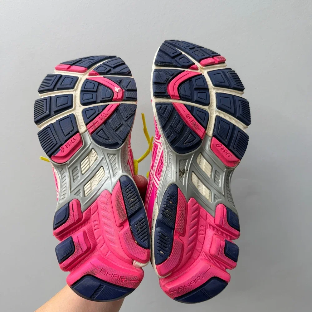 Asics GT-1000 2 Womens 9.5 Pink Breast Cancer Awareness Running Shoes T3R9N - Picture 7 of 8